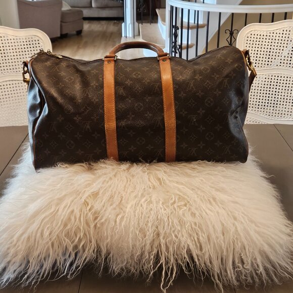 Auth LOUIS VUITTON Monogram Keepall Bandouliere 50 (with shoulder strap) - Picture 3 of 12